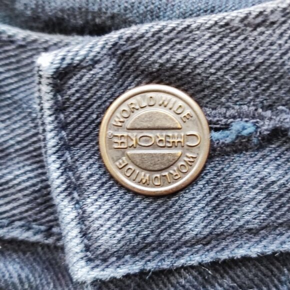 Cherokee jeans stone washed black relaxed fit women's size 28 - Picture 9 of 11